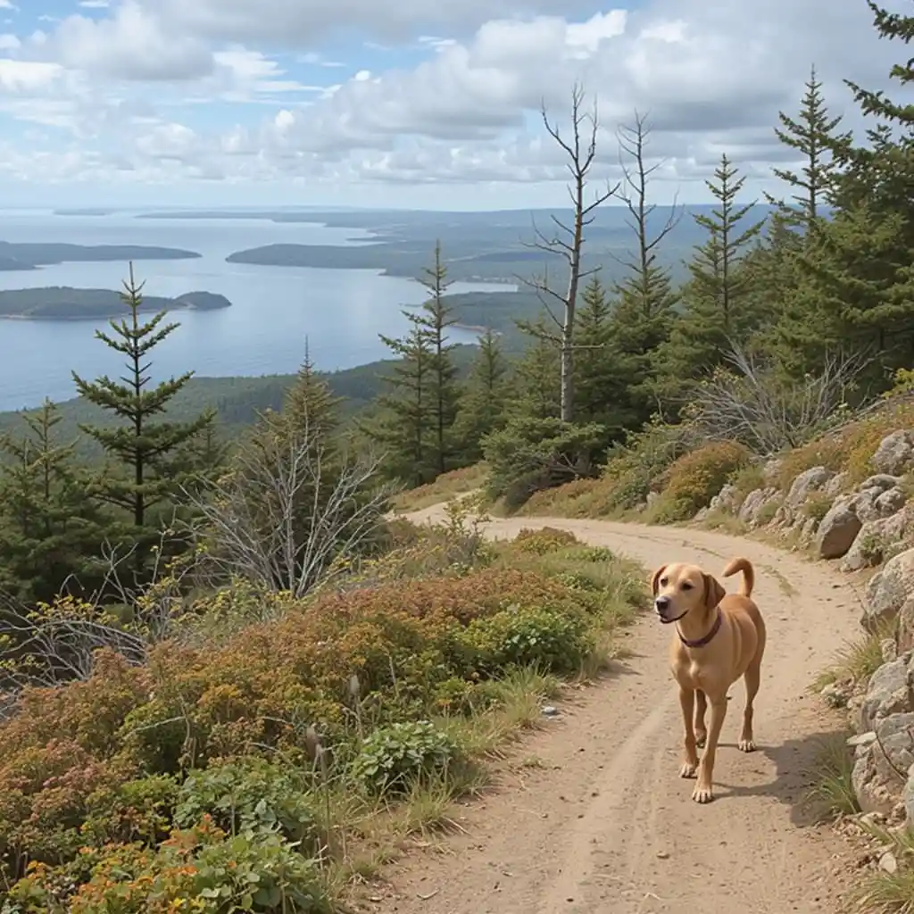 Acadia National Park pet-friendly trail