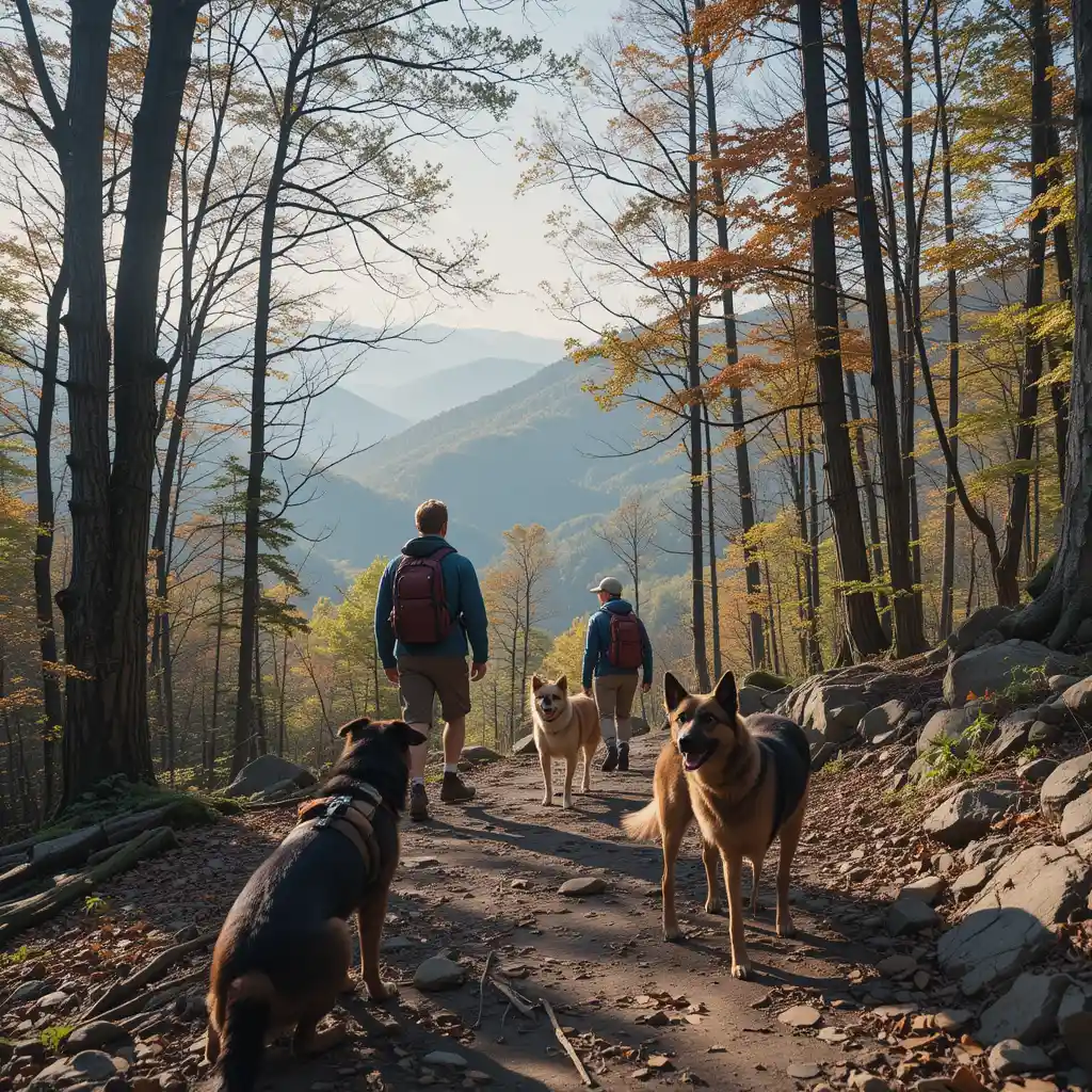 Great Smoky Mountains hiking with dogs