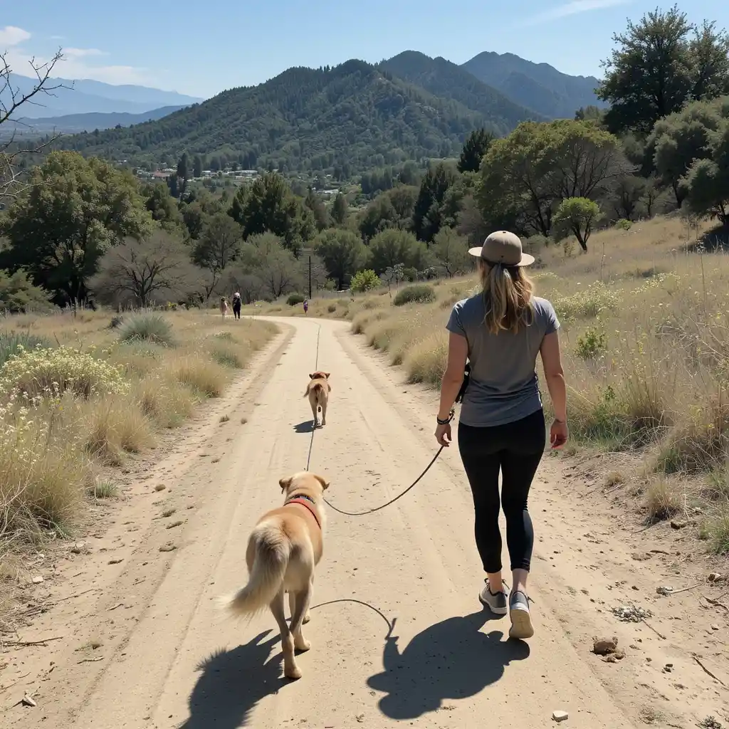 Griffith Park hiking with dogs