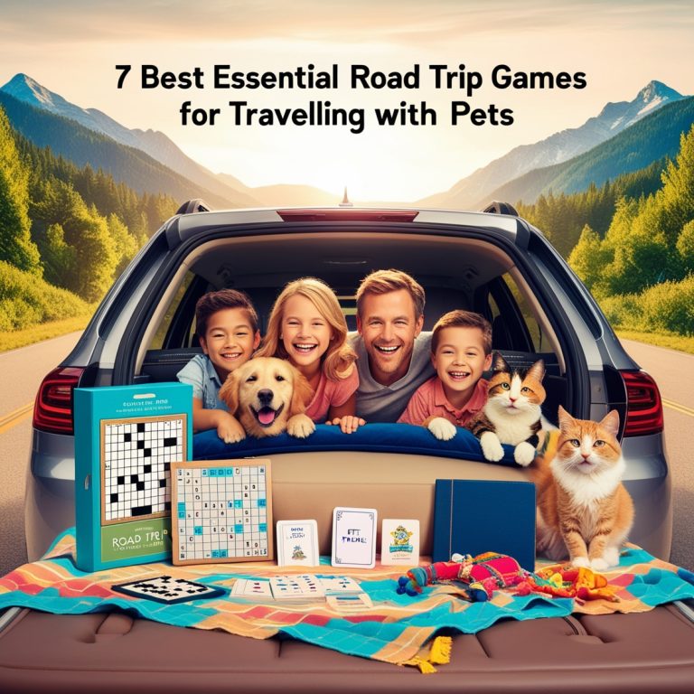 Essential Road Trip Games for Traveling with Pets