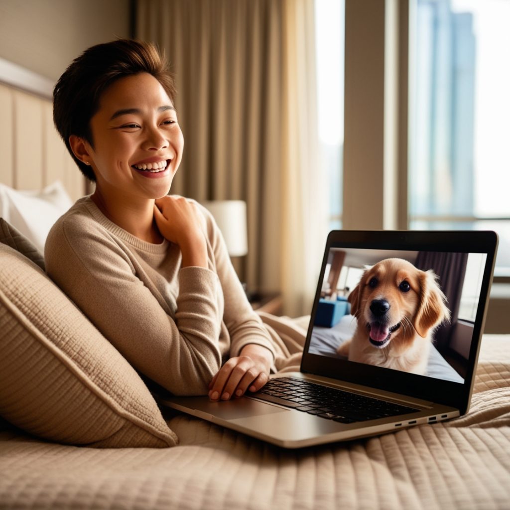 How to Video Call Your Pet While Traveling