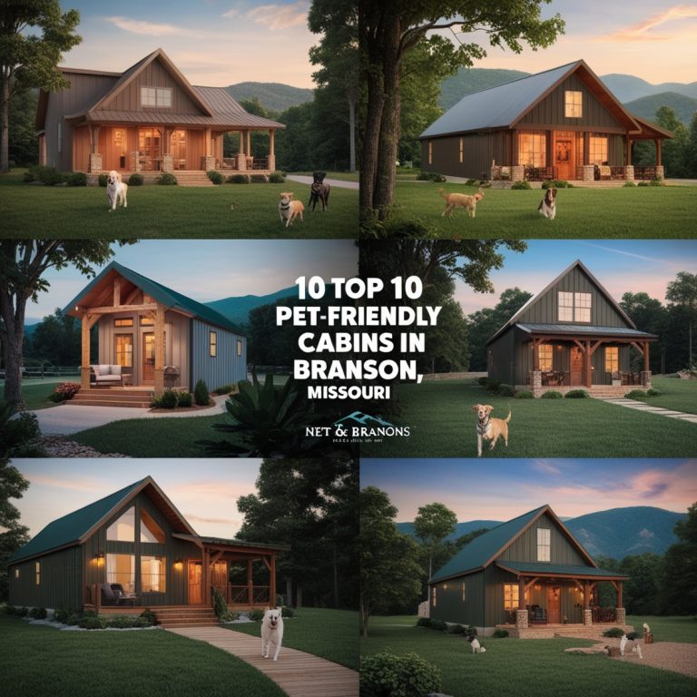 Top 10 Pet-Friendly Cabins in Branson MO