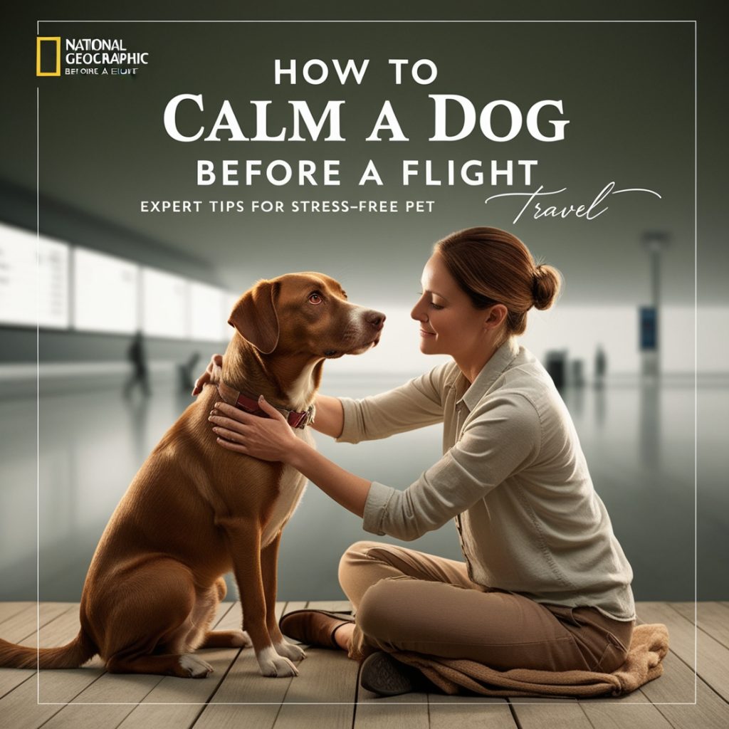 Calm a Dog Before a Flight